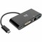 Tripp Lite USB C TO DVI EXTERNAL VIDEO ADAPTER WITH USB-A HUB, USB-C PD CHARGING & GIGABIT U444-06N-DGUB-C - alternate 1