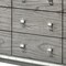 Homeroots 64" Light Gray Solid and Manufactured Wood Nine Drawer Triple Dresser 490460 - alternate 4