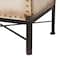 Baxton Studio Laura Vintage White Canvas Lift-Top Trunk End Table 247-13841-ZORO - alternate 6