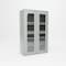 Pucel Heavy Duty Storage Cabinet, 48 in W x 78 in H x 24 in D, Plexiglass Doors, Gray HDSC-4878-24-4-PLEX - alternate 1