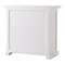 Homeroots Classic White Large Nightstand With Shelves 397624 - alternate 4