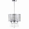 Jonathan Y Avah 13" Metal/Crystal Adjustable LED Drop Chandelier, Chrome JYL7465A - alternate 9