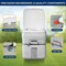 Serenelife 5.2 Gal Portable Camping Toilet For Adults, 100+ Flushes, Porta Potty Camp Toilet with Detachable SLCATL320 - alternate 4