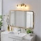 Jonathan Y Jayne 23" 3-Light Iron/Glass Cottage Rustic LED Vanity Light, Brass Gold JYL7547B - alternate 5