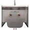 Amgood Stainless Steel Wall Mount Hand Sink with Sidesplash 12 in. x 12 in. SINK WHS-1212-5D-SS-Z - alternate 5