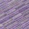Homeroots 8' Purple And Lavender Round Striped Washable Indoor Outdoor Area Rug 587928 - alternate 5