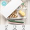 Martha Stewart Brody Clear Plastic Storage Organizer Bins W/ White Engineered Wood Lid, 3 Pack Medium, 7.5in x 3in BE-PB4516-3WD-CL-WH-MS - alternate 5