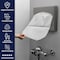 Hospeco Discreet Seat Toilet Seat Covers Half Fold - Case of 5000 DS-5000 - alternate 4