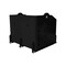 K&M Mfg 28-In. Heavy-Duty Weight Box 28-In. x 22-In. x 20-In. Black Powder Coat 1814 - alternate 4