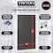 Triton Products 63 pc LocHook Assortment W/ (2) 24" W x 42-1/2" H Black 18-Gauge Steel Square Hole Pegboards LB2-BKKit - alternate 5