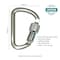 Notch Equipment Steel D Carabiner, CE certified 99565 - alternate 2