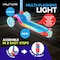 Lifemaster 3-Wheel Kids Scooter, LED Deck and Wheels, 5-Height Handlebar, Blue Red LMLUSB64 - alternate 3