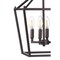 Jonathan Y Pagoda 12" 4-Light Classic Traditional Metal Cage Lantern LED Pendant, Oil Rubbed Bronze JYL7436A - alternate 6