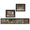Homeroots Set Of Three Country Bath I 1 Black Framed Print Bathroom Wall Art, 3PK 405622 - alternate 1