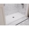 Anzzi Alexander 60 in. L x 36 in. W Alcove Shower Pan Base w/ Center Drain in Glossy White Marine Acrylic SB-AZ106C - alternate 3