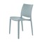 Homeroots Set of Four Baby Blue Heavy Duty Plastic Outdoor Stacking Dining Chairs, 4PK 565207 - alternate 7