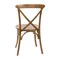 Flash Furniture Advantage Hand Scraped Dark Natural X-Back Chair, PK2 X-BACK-DNAT-2 - alternate 7