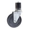 Service Caster 5'' SS Hard Rubber Wheel Swivel 1-3/4'' Expanding Stem Caster SCC-SSEX20S514-HRS-134 - alternate 1