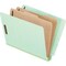 Pendaflex FOLDER, CLSF, ET, 2DIV, LTR, LGN, 10PK 23224 - alternate 2