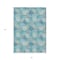 Homeroots 5' X 8' Teal Blue Gray And Ivory Polka Dot Washable Indoor Outdoor Area Rug 594287 - alternate 5