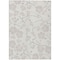 Homeroots 8' X 10' Ivory And Gray Floral Washable Indoor Outdoor Area Rug 599895 - alternate 1