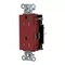 Hubbell Wiring Device-Kellems Straight Blade Receptacle, 5-15R, 15 A, 125V AC, 2 Pole, 3 Wire, Surface Mount, Grounded HBL2172STRTR - alternate 2