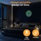 Clockswise 12in Round Glow-in-the-Dark Wall Clock With Green Luminous Numbers & Hands Easy-Read Light QI004619.12 - alternate 5