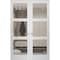 Sartodoors Hidden Double Doors, Lucia 2555 White Silk Concealed Metal Frame 64 x 80 (2* 32x80) Left Inswing LUCIA2555DMF-WS-64x80-LH-I - alternate 1