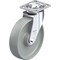 Blickle Swivel Plate Caster, Gy Nylon, 8", 1250 lb. LEH-POG 200K-14 - alternate 1