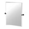 Gatco Glam 31.5" Frameless Rectangle Mirror, Matte Black 4639MXS - alternate 1