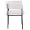 Leisuremod Cyril Collection Modern Chair in White Faux Fur, 2PK CDCF22W2 - alternate 6