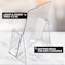 Azar Displays Clear Acrylic 6in x 9in Countertop Bifold Brochure Holder, 10PK 252015-10PK - alternate 4