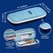 Lockermate By Bostitch Expanding Pencil Case, For Office & School Supplies, Travel Organizer Bag, High Capacity, Blue 24363-BL - alternate 4