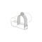Wesanco Z-Support Strut Fitting, Electro-Galvanized, 25PK B6154AEG - alternate 2