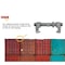 Mytee Products SEA RAIL Shipping Container Bridge Fittings Clamp- 260 mm Clamp, Brand New CBF - alternate 6