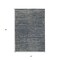 Homeroots 2' X 3' Gray and Blue Striped Stain Resistant Indoor Outdoor Area Rug 531660 - alternate 4