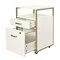 Homeroots 16" White Wood Drawer Filing Cabinet 723072 - alternate 6