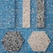 Apollo Tile Amalfi 3x12 in. Yosemite Blue with Copper flecks Glossy Shell, Terrazzo Elongated Subway Tile, 20PK APLAQT8806BRBLU - alternate 5