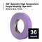 3M Painter's Tape, 24 mm W x 60 yd L, 7.3 mil Thick, Purple, Rubber Adhesive, 36 PK 501+PL - alternate 5