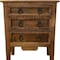 Homeroots Vintage Rustic Farmhouse Three Drawer Dresser 387691 - alternate 3
