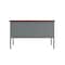 Flash Furniture Cambridge Commercial Grade 24x48 Right Side Single Pedestal Desk, 3 Locking Drawers, Mahogany Top GC-M-GRY-24X48-MHG-GG - alternate 7