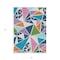Homeroots 3' X 5' Dark Blue Green And Pink Geometric Washable Indoor Outdoor Area Rug 600408 - alternate 5