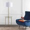 Jonathan Y Chuck 59" Modern Minimalist Metal and Tempered Glass LED 2-in-1 Space-Saving Tray Table and Floor La JYL3059A - alternate 4