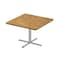 Correll Square Cafe Table, 42 in W, 42 in L, 29 in H, Particleboard Top, Medium Oak SXT42S-06-98-06 - alternate 1