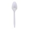 Empress Medium Weight Teaspoon Polypro White Wrapped  Dense Pack, 1000PK E178002 - alternate 1