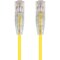 Monoprice Slim Cat6 Utp Network Cable, 3 ft.Yellow 13531 - alternate 1