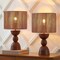 Jonathan Y Sherry 22" Bohemian Coastal Hourglass Totem Resin w/Hand-Woven Paper Rope Drum Shade LED Table, 2PK JYL5513B-SET2 - alternate 6
