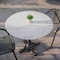 Flash Furniture TopGuard 36" Round White Faux Marble Outdoor Tabletop with Seamless Surface Technology ST-RD918C-1-M-3A-M-WH-MAR-GG - alternate 6