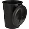 United Solutions Rough & Rugged 32 Gal. Black Trash Can with Lid TI0020 - alternate 4