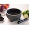 Service Ideas Molcajete Bowl with Pestle, 50 Ounce, Black MB50PBL - alternate 3